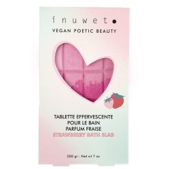 inuwet Cosmetique Enfant | Tablette De Bain Effervescente Fraise - 200 G