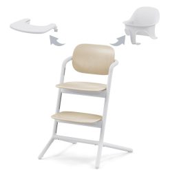 Cybex Chaise Haute | Set 3-En-1 Lemo 2 - Sand White