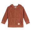 LÄSSIG Haut Bebe | Veste En Tissu Eponge Rouille - 6/12 Mois