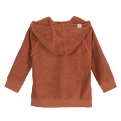 LÄSSIG Haut Bebe | Veste En Tissu Eponge Rouille - 6/12 Mois