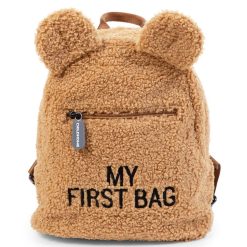 Childhome Bagagerie Enfant | Sac A Dos My First Bag - Teddy Beige