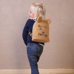 Childhome Bagagerie Enfant | Sac A Dos My First Bag - Teddy Beige