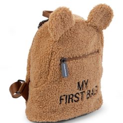 Childhome Bagagerie Enfant | Sac A Dos My First Bag - Teddy Beige