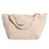 Gabrielle Paris Parents | Sac A Main - Vichy Camel