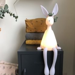 Rose in April Veilleuse & Luminaire | Lampe Joseph Le Lapin - Blanc