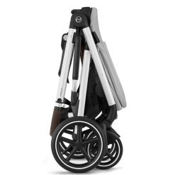 Cybex Poussette Citadine | Poussette Evolutive Gazelle S Chassis Silver - Lava Grey