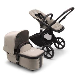 Bugaboo Poussette Citadine | Poussette Citadine Fox5 Complete Chassis Noir - Desert Taupe