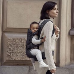 BabyBjörn Porte Bebe | Porte-Bebe One - Gris Denim Et Gris Fonce