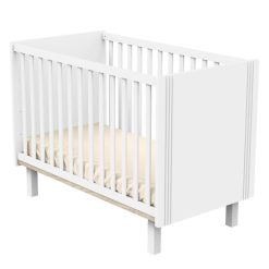 Sauthon Meuble Bebe | Lit Bebe Eleonore Blanc - 60 X 120 Cm