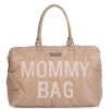 Childhome Sac A Langer | Mommy Bag Large Matelasse - Beige