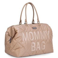 Childhome Sac A Langer | Mommy Bag Large Matelasse - Beige