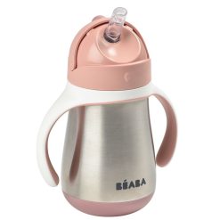 BÉABA Repas | Tasse Paille Inox Old Pink - 250 Ml