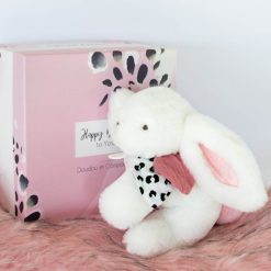 Doudou et Compagnie Doudou | Pantin Pompon Happy Blush - Rose