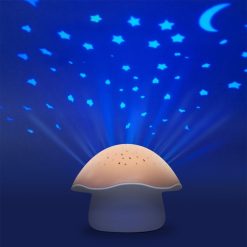 Pabobo Veilleuse & Luminaire | Projecteur D'Etoiles Champignon - Rose