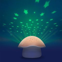 Pabobo Veilleuse & Luminaire | Projecteur D'Etoiles Champignon - Rose