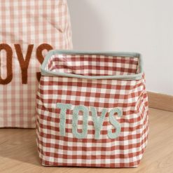 Childhome Rangement | Panier - Vichy Terracotta