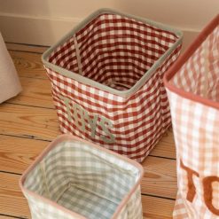 Childhome Rangement | Panier - Vichy Terracotta