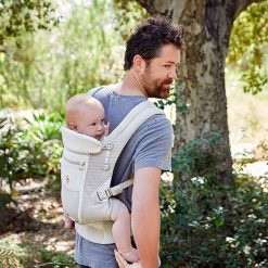 Ergobaby Porte Bebe | Porte-Bebe Adapt Softflex Mesh - Gris Perle