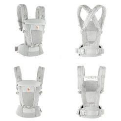 Ergobaby Porte Bebe | Porte-Bebe Adapt Softflex Mesh - Gris Perle