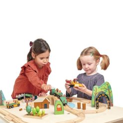 Tender Leaf Toys Mes Premiers Jouets | Set De Train Pins Sauvages