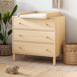 Vox Meubles Meuble Bebe | Commode Et Plan A Langer Tela - Bois