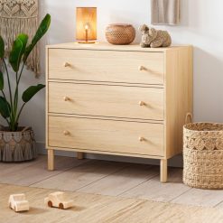 Vox Meubles Meuble Bebe | Commode Et Plan A Langer Tela - Bois