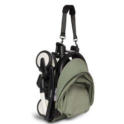 BABYZEN Poussette Compacte | Poussette Compacte Yoyo 6+ Chassis Blanc - Olive