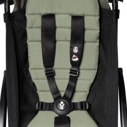 BABYZEN Poussette Compacte | Poussette Compacte Yoyo 6+ Chassis Blanc - Olive