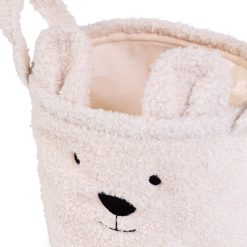 Childhome Rangement | Panier Petit - Teddy Ecru