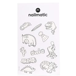 Nailmatic Deguisement & Maquillage | Planche De Tatouages A Colorier - Dinosaures