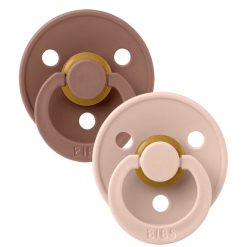 Bibs Succion | Lot De 2 Tetines Symetriques Woodchuck & Blush - 0/6 Mois