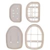 Dreambaby Barriere De Securite | Kit D'Entretoises Pour Barriere De Securite Retractable - Blanc