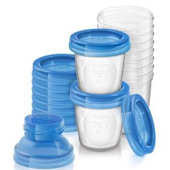 Philips Avent Allaitement | 10 Pots De Conservation Pour Lait Maternel Scf618/10