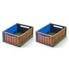 Liewood Rangement | Lot De 2 Caisses De Rangement Weston Small - Eden Multi Mix