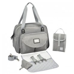 BÉABA Sac A Langer | Sac A Langer Geneve Ii - Heather Grey