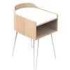 Sauthon Original Table A Langer | Meuble A Langer Galopin - Bois Et Blanc