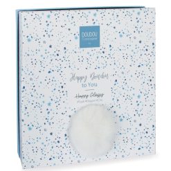 Doudou et Compagnie Doudou | Doudou Pompon Happy Glossy - Blanc