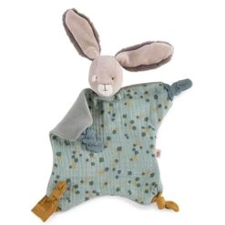 Moulin Roty Doudou | Doudou Lapin Sauge - Trois Petits Lapin