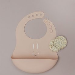 Trixie Baby Bavoir | Lot De 2 Bavoirs En Silicone - Mrs. Rabbit