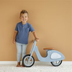 Little Dutch Trotteur & Porteur | Draisienne Scooter - Blue