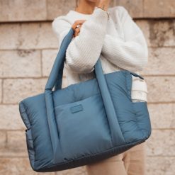 BÉABA Sac A Langer | Sac A Langer Paris Puffy - Baltic Blue