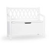 Camcam Copenhagen Rangement | Banc Coffre A Jouets Harlequin - Blanc