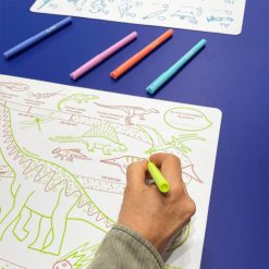 Super Petit Loisirs Creatifs | Frise Chronologique L'Ere Des Dinosaures A Colorier Et Son Feutre