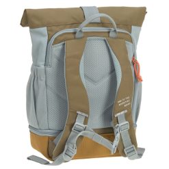 LÄSSIG Bagagerie Enfant | Sac A Dos Mini Rolltop - Bleu Clair