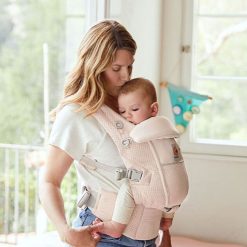 Ergobaby Porte Bebe | Porte-Bebe Adapt Softflex Mesh - Quartz Rose