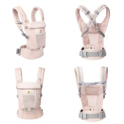 Ergobaby Porte Bebe | Porte-Bebe Adapt Softflex Mesh - Quartz Rose