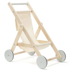 Kid's Concept Mes Premiers Jouets | Poussette En Bois - Nature