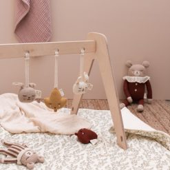 Main Sauvage Doudou | Doudou Ours - Combinaison A Rayures Noisette