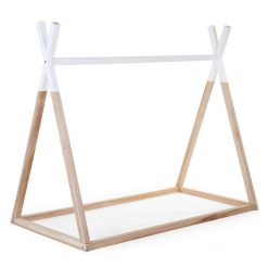 Childhome Meuble Bebe | Lit Bebe Tipi Naturel Et Blanc - 70 X 140 Cm