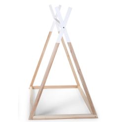 Childhome Meuble Bebe | Lit Bebe Tipi Naturel Et Blanc - 70 X 140 Cm